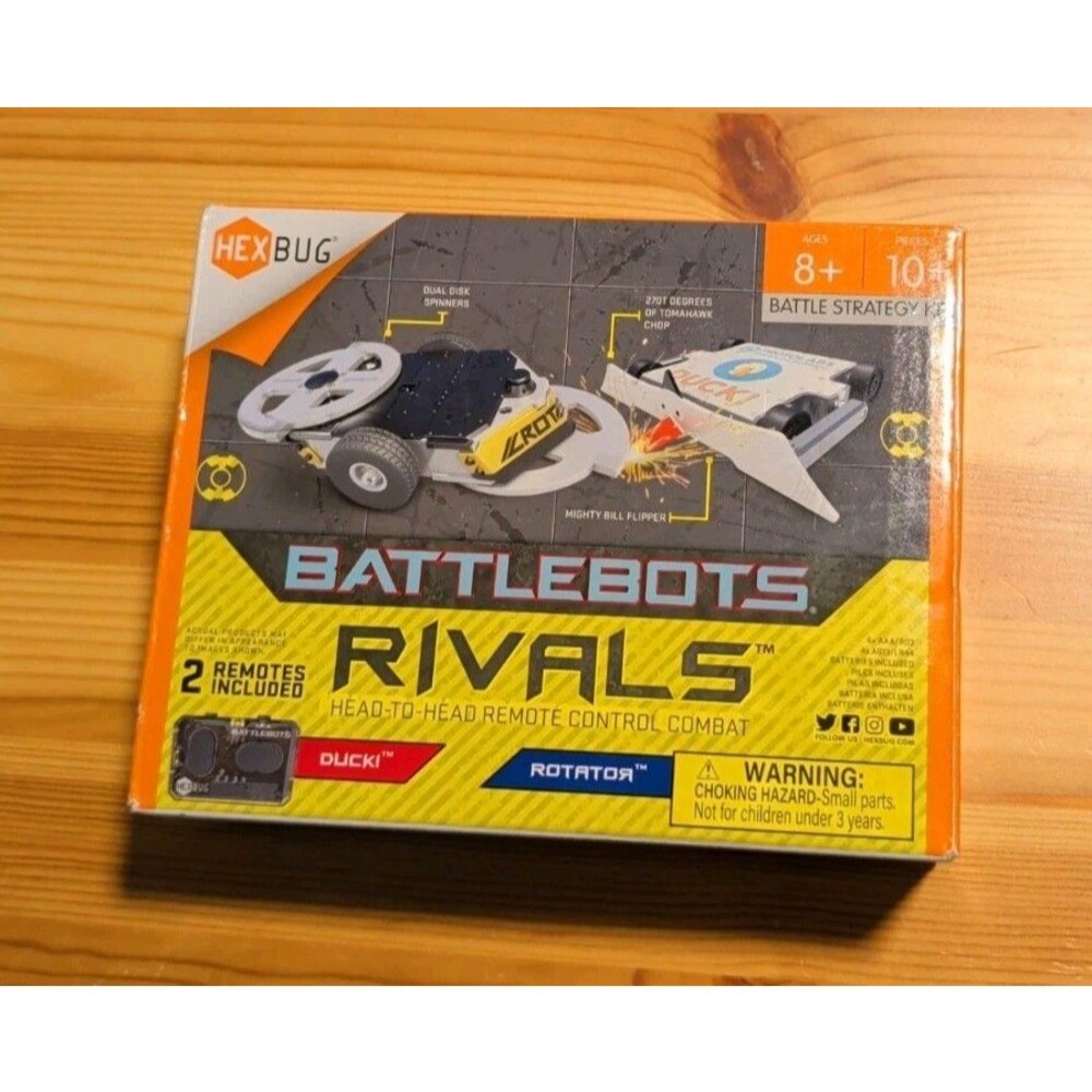 Hexbug BattleBots Rivals 5.0 Twin Pack Duck vs Rotator